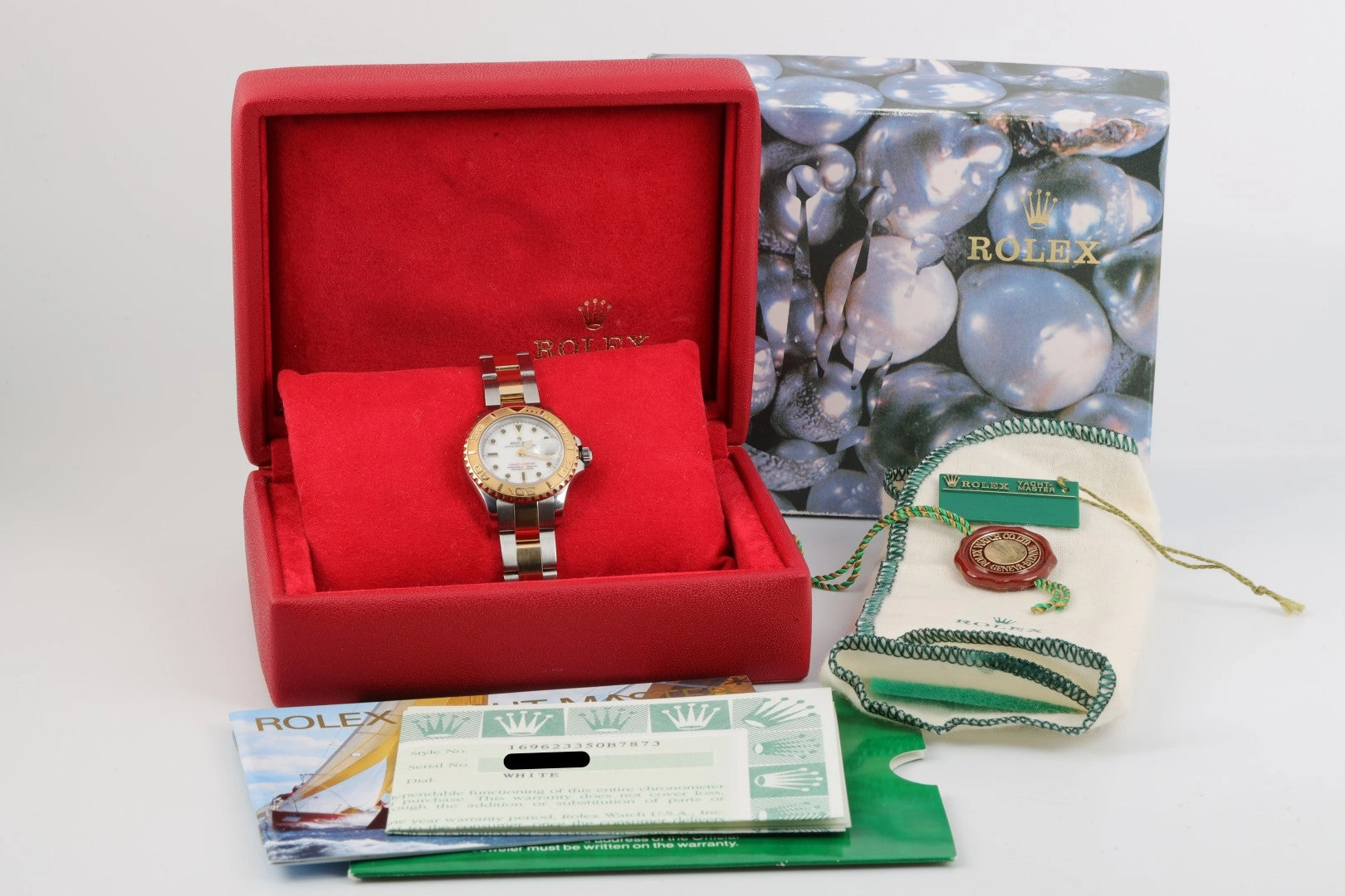Rolex Yachtmaster 169623 Stainless Steel & 18K Gold 29mm Watch 1999