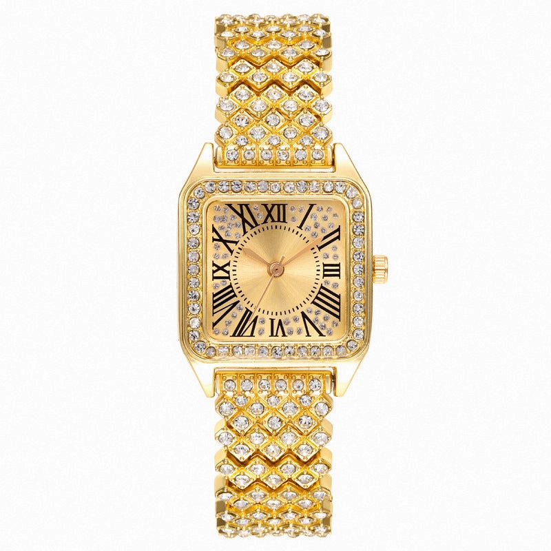 Roman Diamond Square Women's Watch