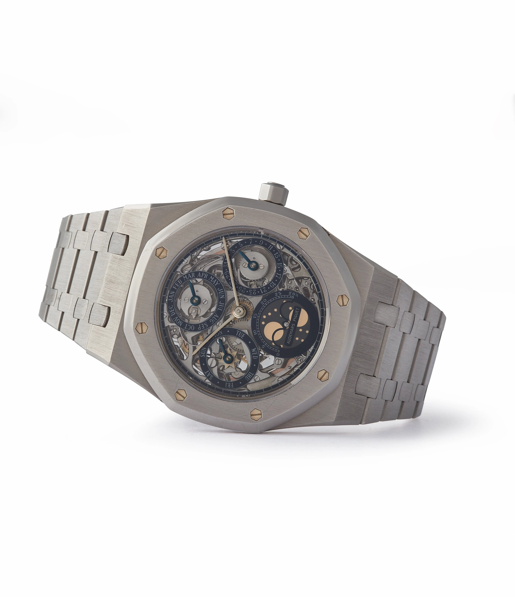 Royal Oak 25636PT | perpetual calendar | openwork dial | platinum