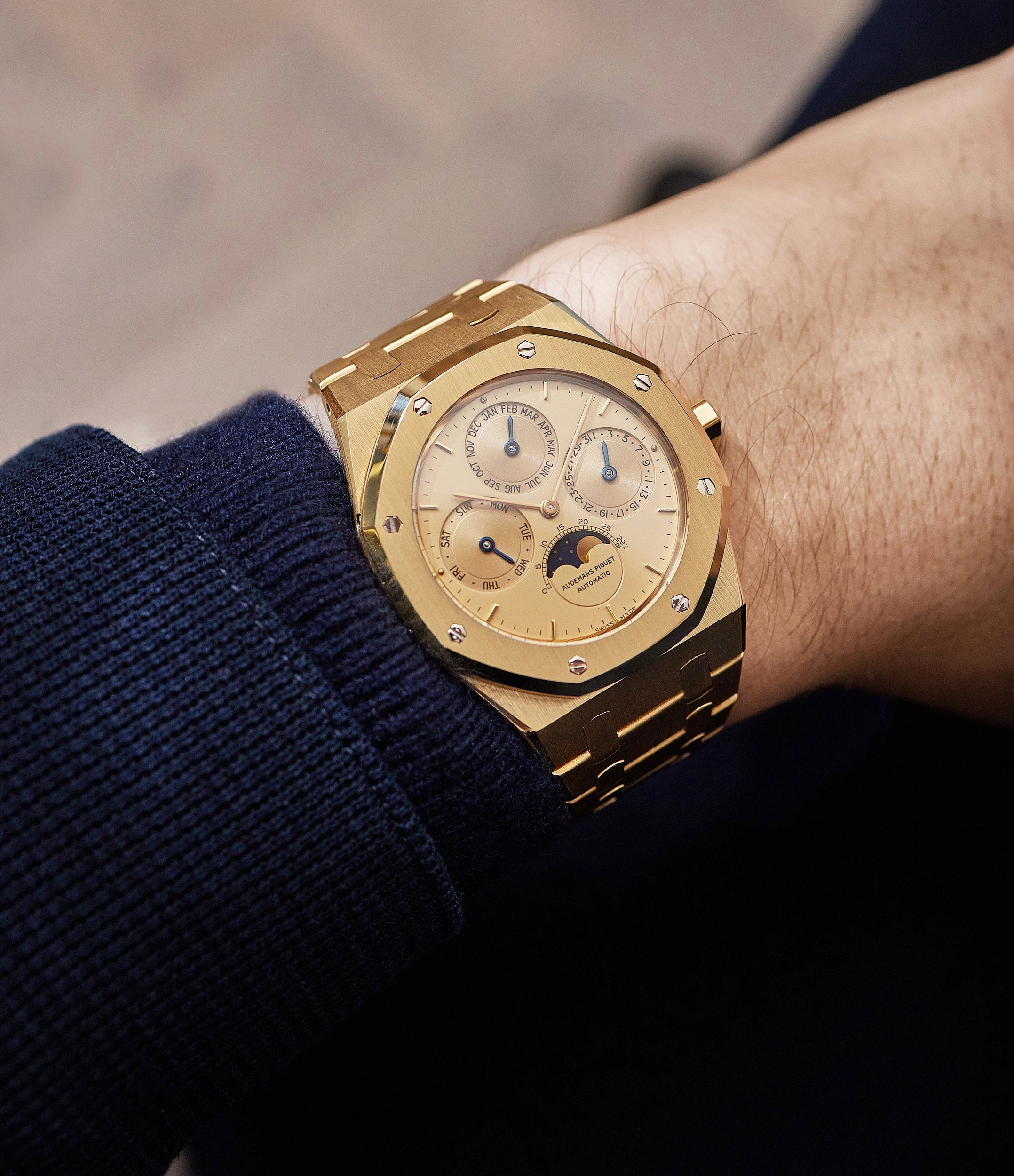 Royal Oak | Quantime Perptuel | Yellow Gold