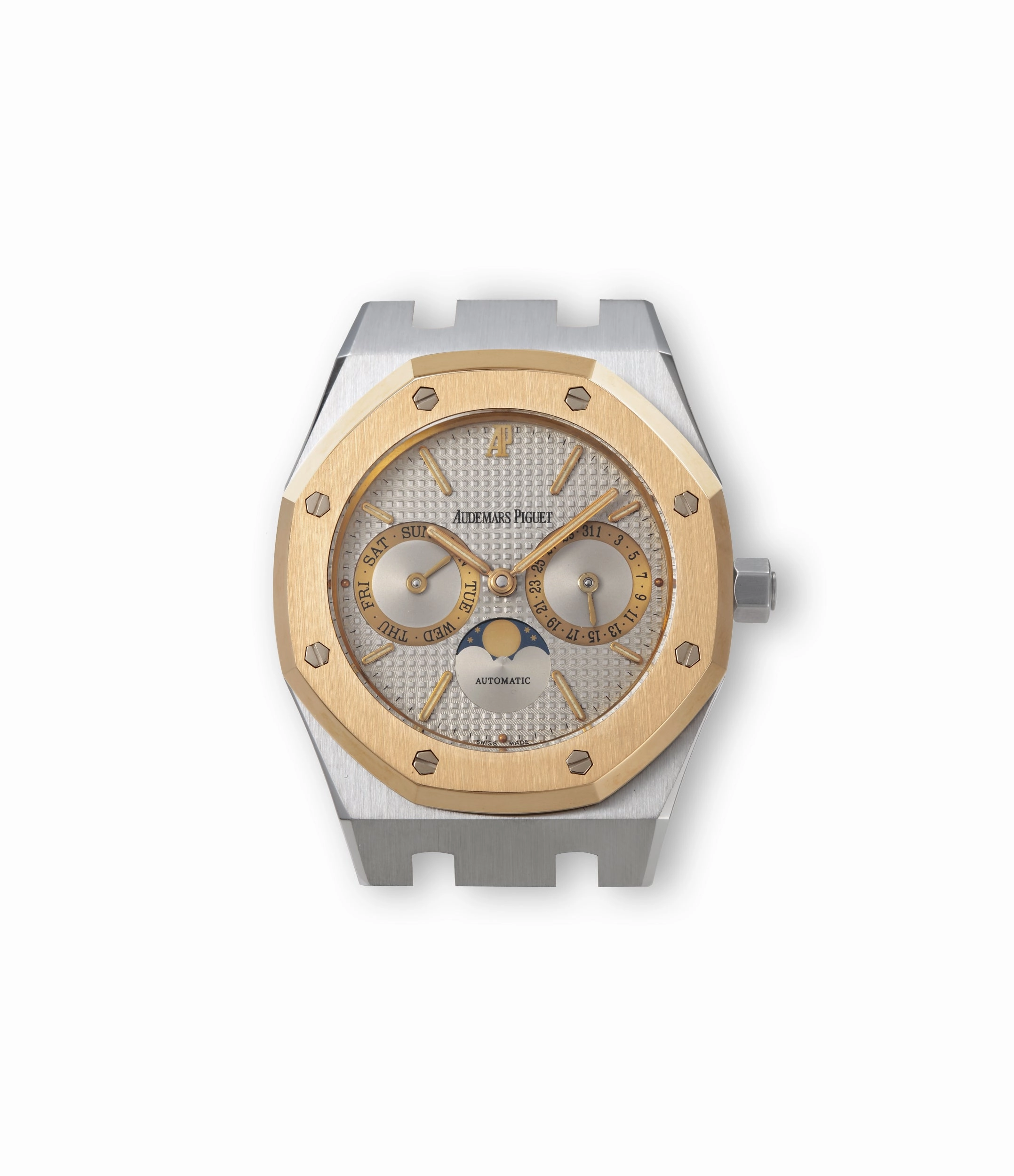 Royal Oak Day Date | 25594 | Stainless Steel And Yellow Gold