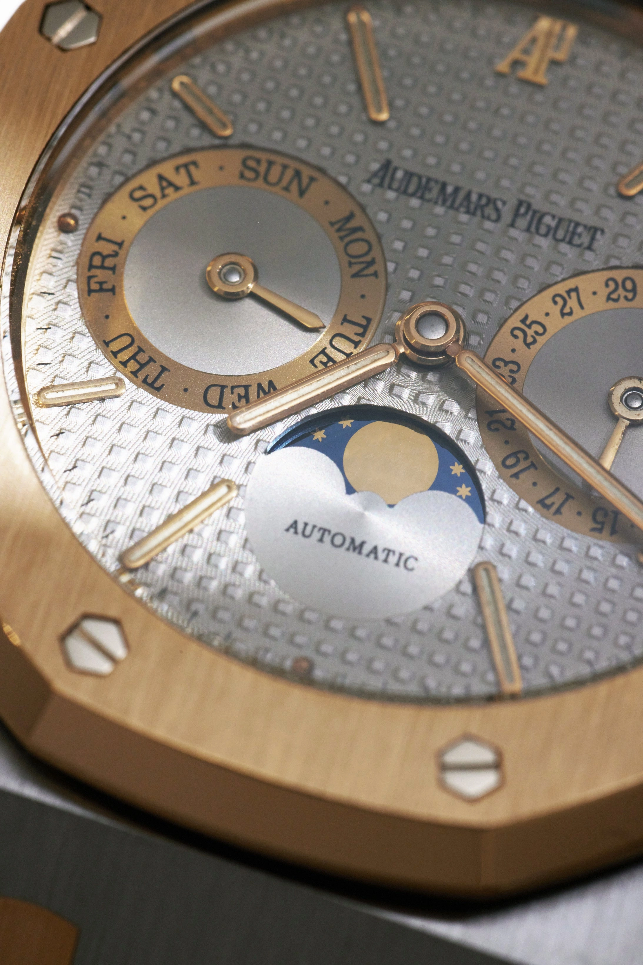 Royal Oak Day Date | 25594 | Stainless Steel And Yellow Gold