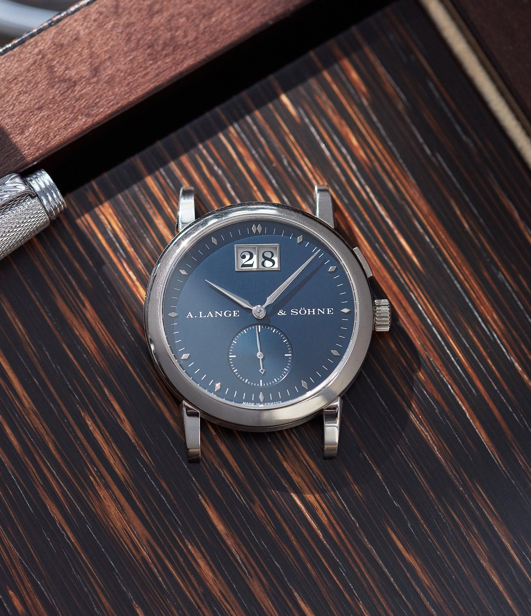 Saxonia | Blue Dial | White Gold