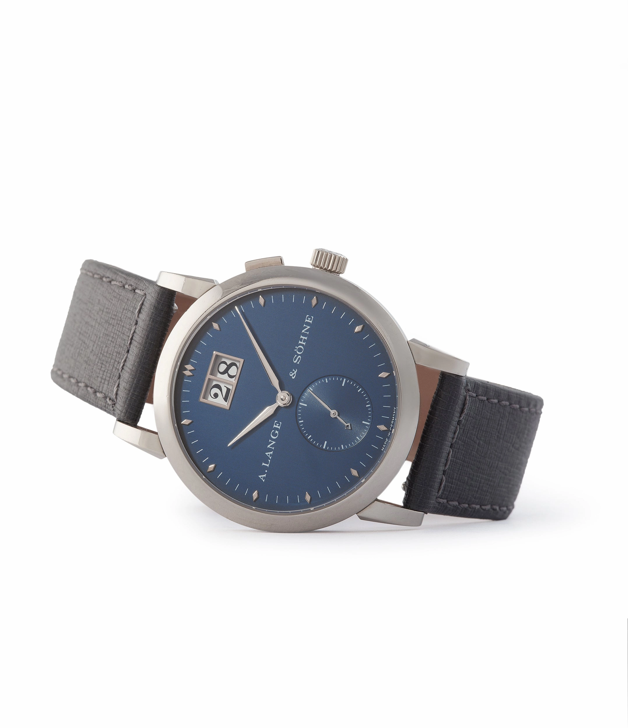 Saxonia | Blue Dial | White Gold