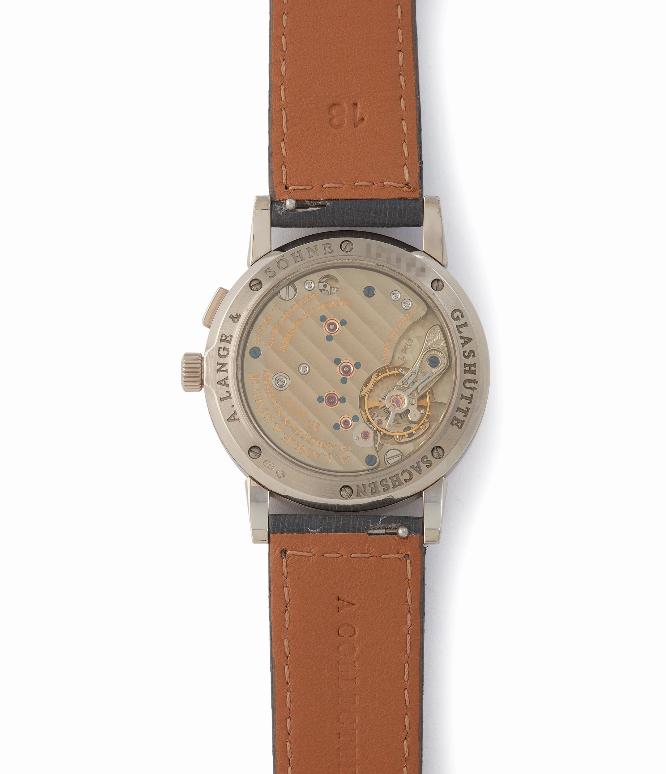 Saxonia | Blue Dial | White Gold