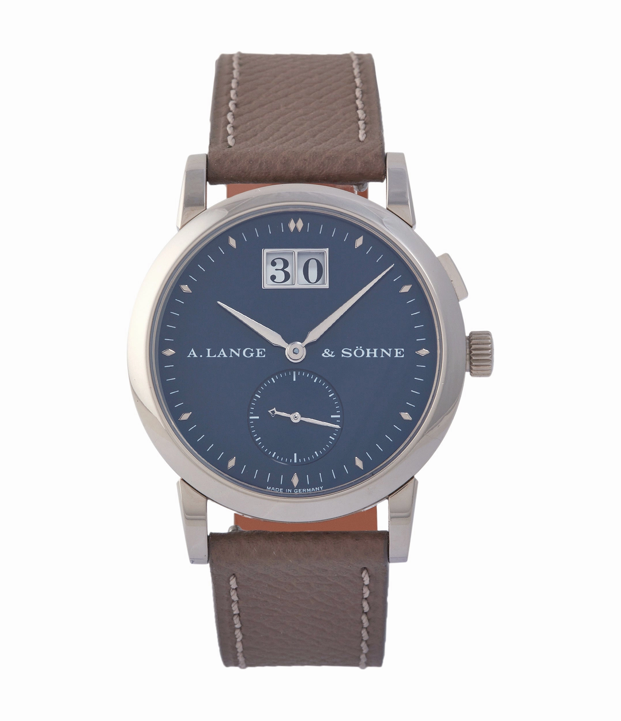 Saxonia | Blue Dial | White Gold