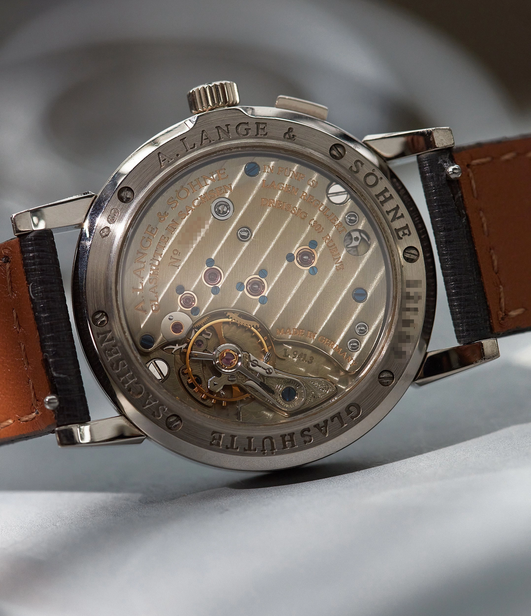 Saxonia | Blue Dial | White Gold