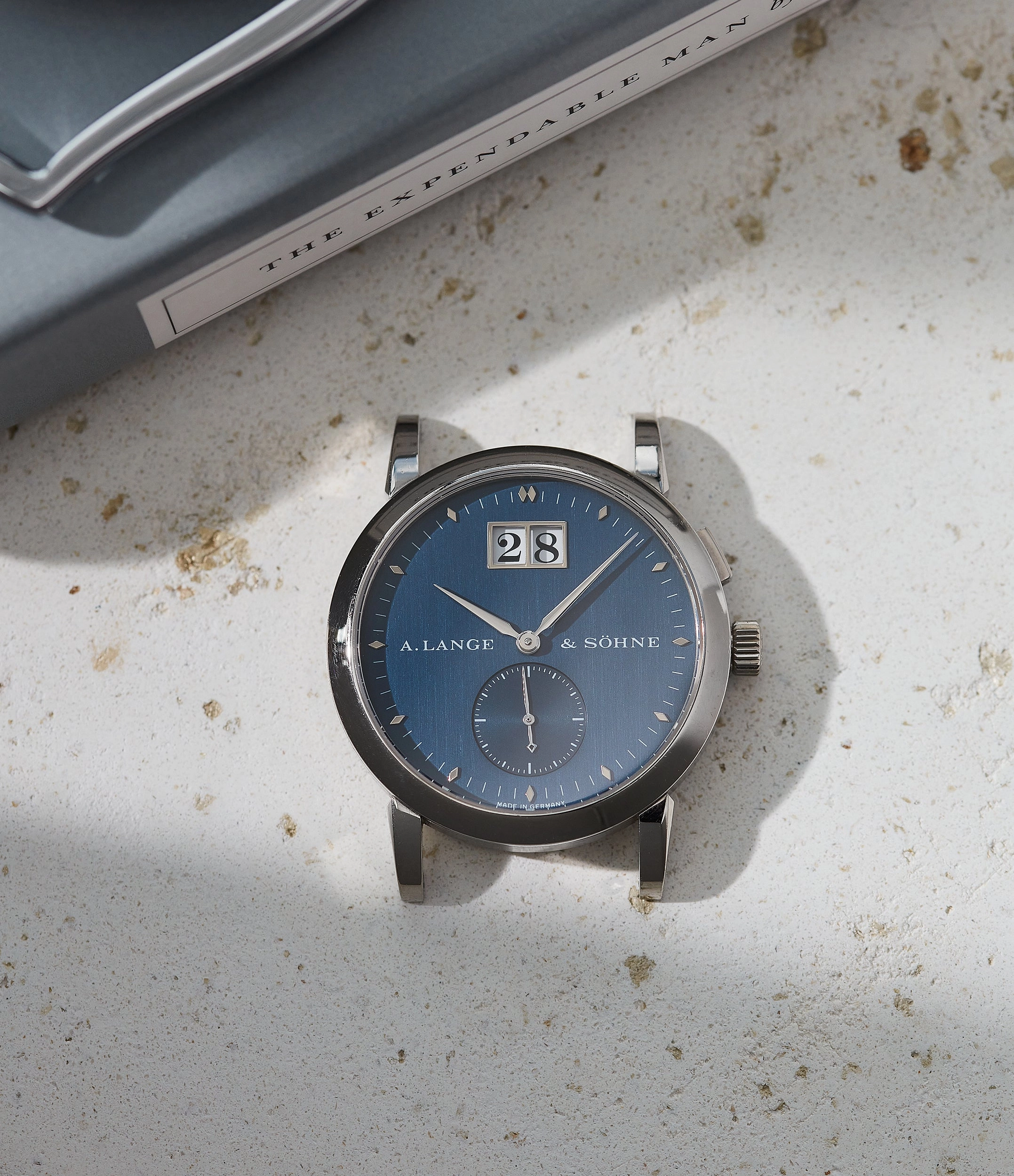 Saxonia | Blue Dial | White Gold