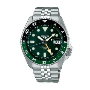 Seiko 5 'Bi-Colour Green' GMT