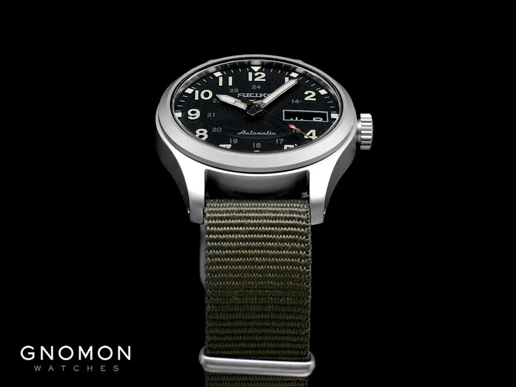 Seiko 5 Sports Field Sports Style Automatic 36 Black - Military Nylon Strap Ref. SBSA201