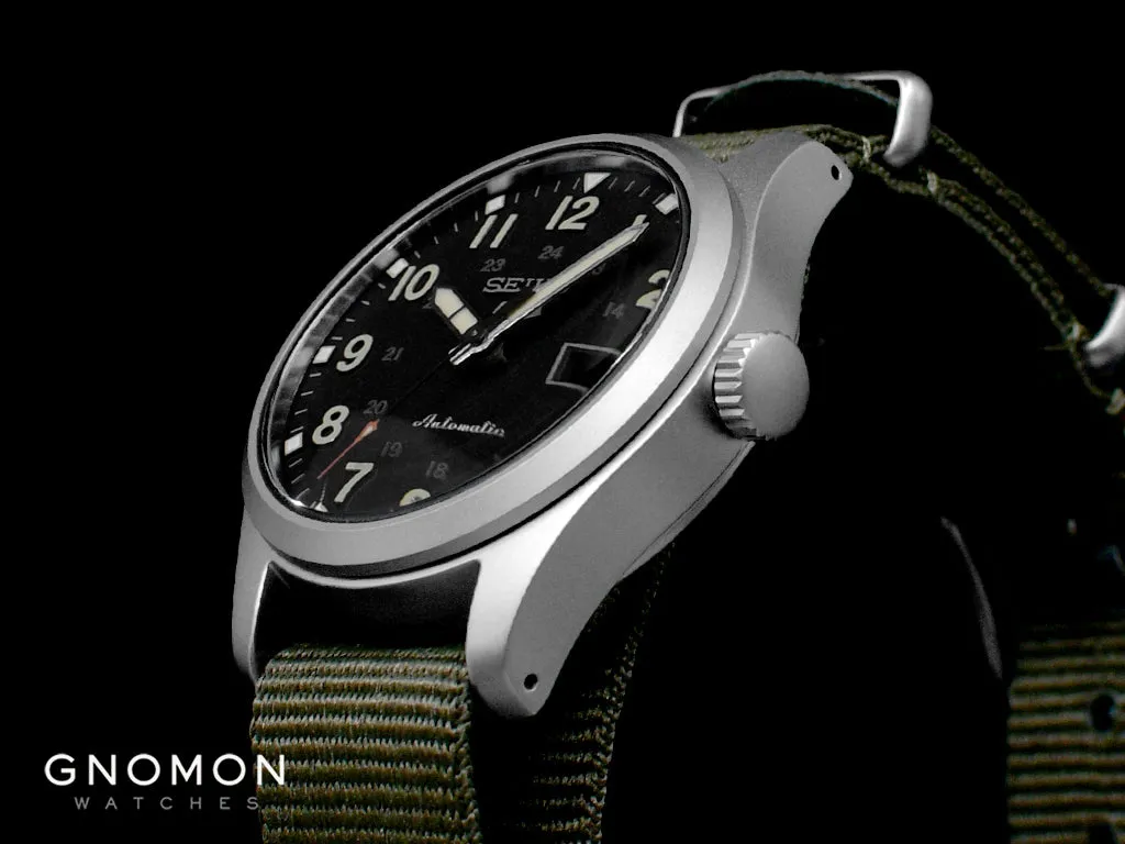 Seiko 5 Sports Field Sports Style Automatic 36 Black - Military Nylon Strap Ref. SBSA201