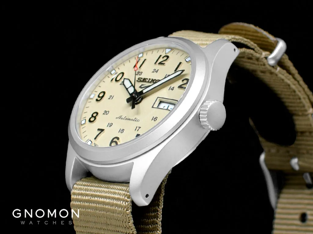Seiko 5 Sports Field Sports Style Automatic 36 Desert Tan Ref. SBSA199