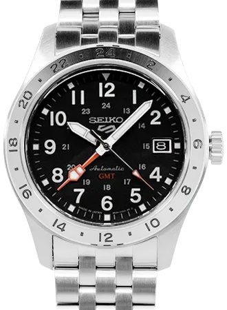 Seiko 5 Sports Field Sports Style GMT Black Ref. SBSC011