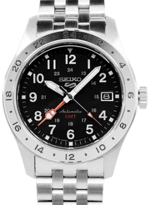 Seiko 5 Sports Field Sports Style GMT Black Ref. SBSC011