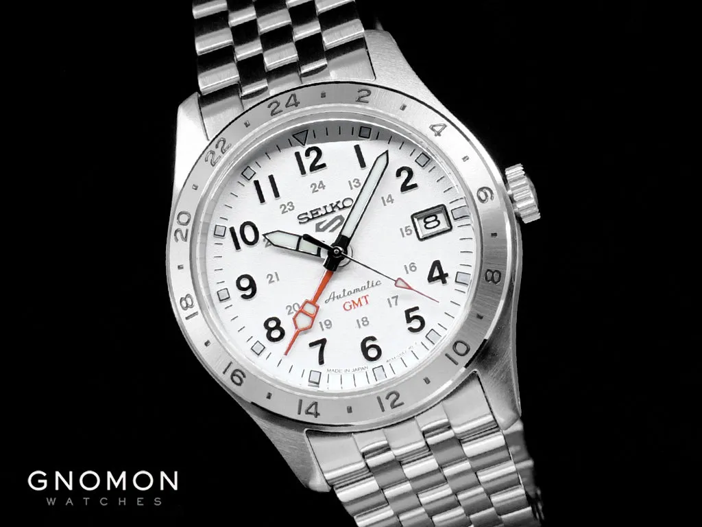 Seiko 5 Sports Field Sports Style GMT White Ref. SBSC009