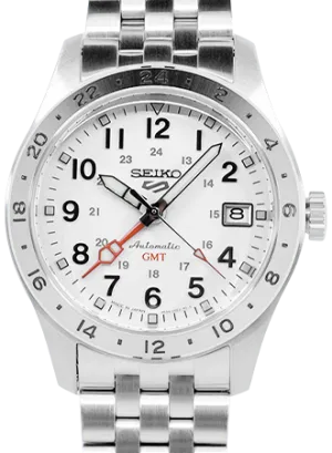 Seiko 5 Sports Field Sports Style GMT White Ref. SBSC009
