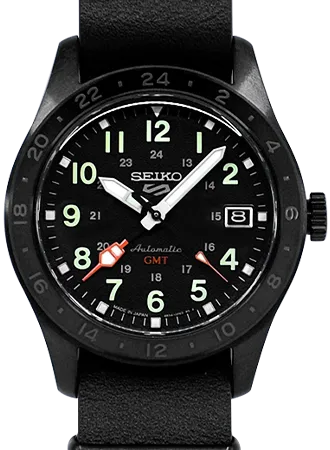 Seiko 5 Sports Field Street Style GMT Blackout Ref. SBSC013