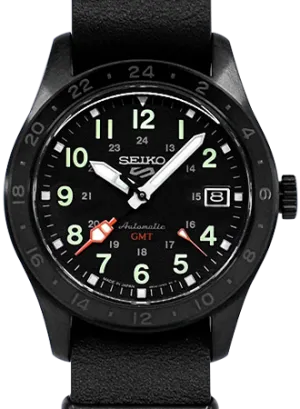 Seiko 5 Sports Field Street Style GMT Blackout Ref. SBSC013