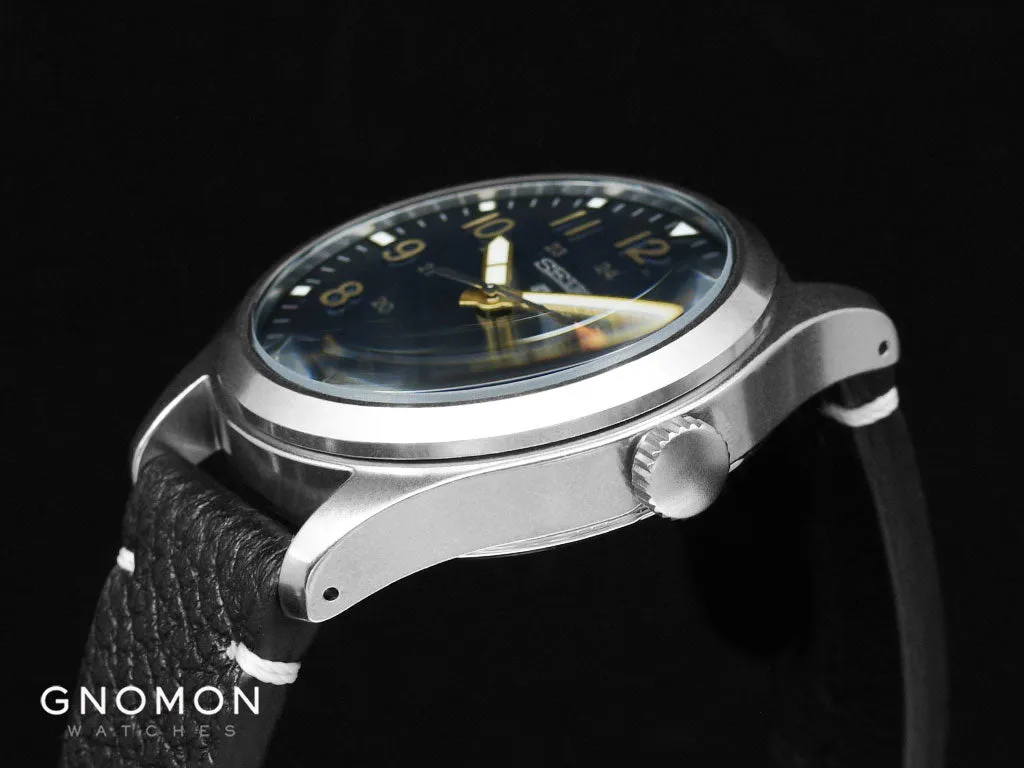 Seiko 5 Sports Military Style Blue - Leather Ref. SBSA119