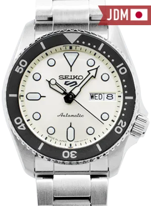Seiko 5 Sports Sports Style 38mm Champagne White Ref. SBSA227