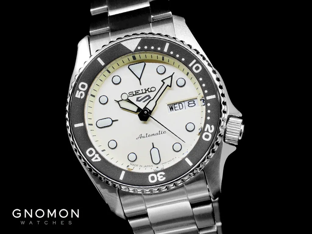 Seiko 5 Sports Sports Style 38mm Champagne White Ref. SBSA227