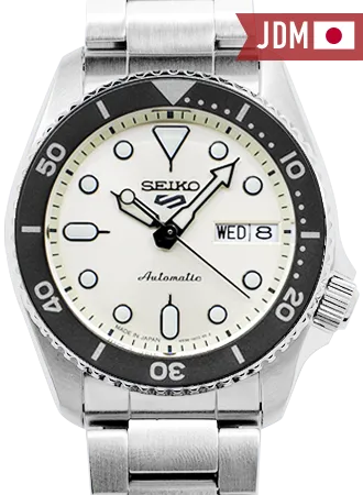 Seiko 5 Sports Sports Style 38mm Champagne White Ref. SBSA227