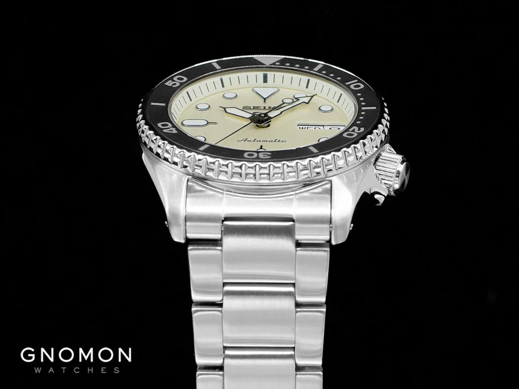 Seiko 5 Sports Sports Style 38mm Champagne White Ref. SBSA227