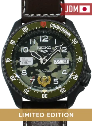 Seiko 5 Sports Street Fighter Series Guile "Indestructible Fortress" - Ltd Ed 9999pcs - Ref. SBSA081