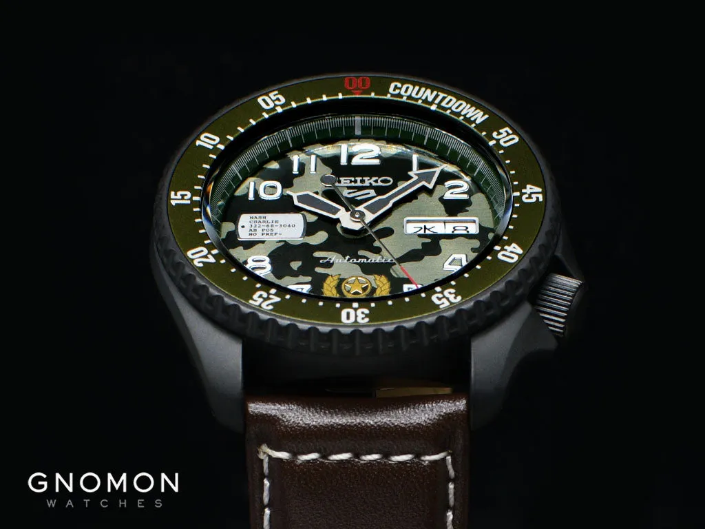 Seiko 5 Sports Street Fighter Series Guile "Indestructible Fortress" - Ltd Ed 9999pcs - Ref. SBSA081