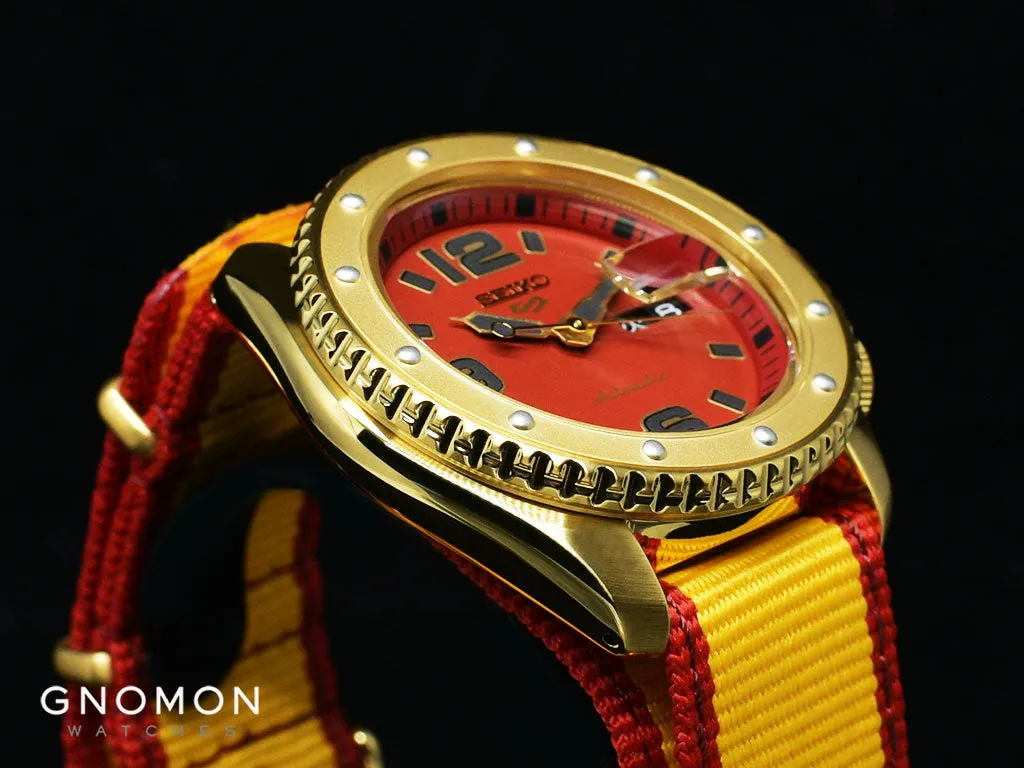 Seiko 5 Sports Street Fighter Series Zangief "Iron Cyclone" - Ltd Ed 9999pcs - Ref. SBSA084