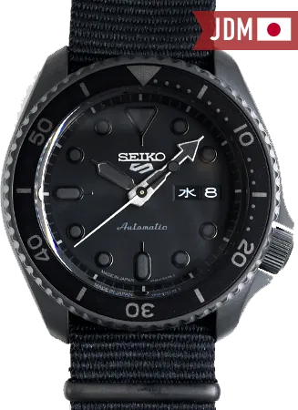 Seiko 5 Sports Street Style Blackout Ref. SBSA025