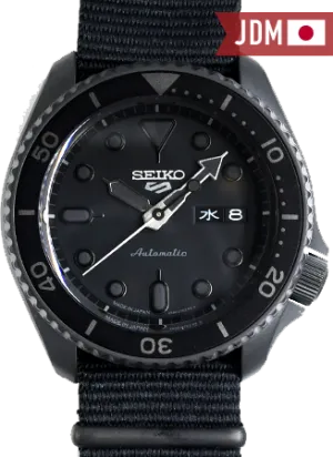 Seiko 5 Sports Street Style Blackout Ref. SBSA025