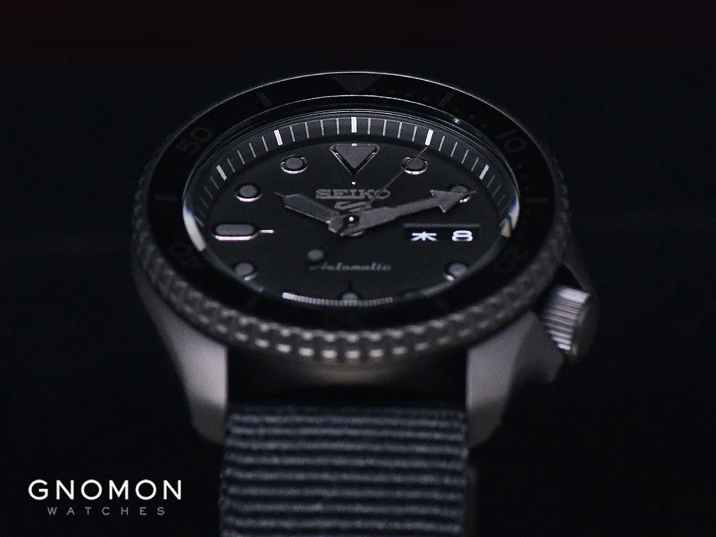 Seiko 5 Sports Street Style Blackout Ref. SBSA025