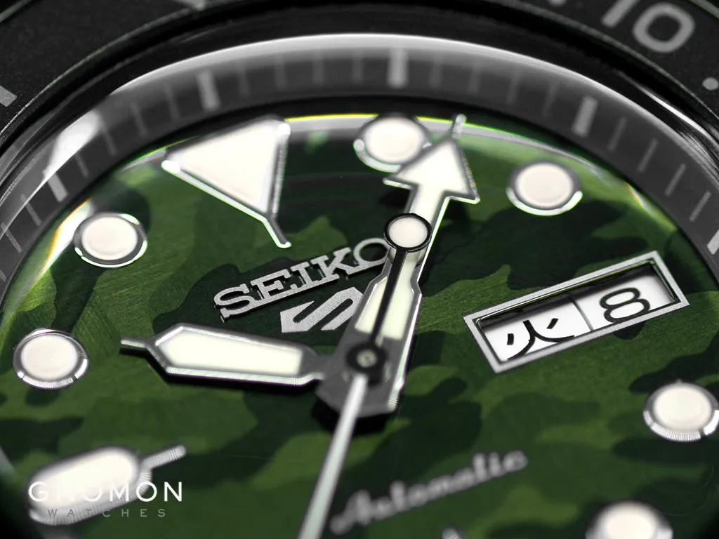Seiko 5 Sports Street Style Camo Green Ref. SBSA173