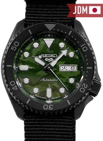 Seiko 5 Sports Street Style Camo Green Ref. SBSA173