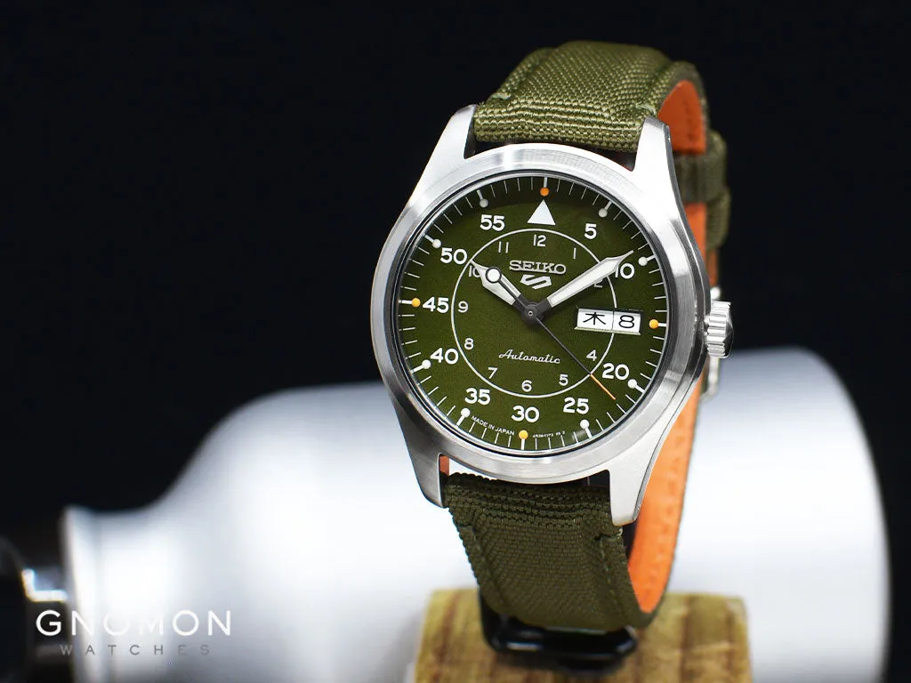 Seiko 5 Sports Street Style Flieger Khaki Green Ref. SBSA141