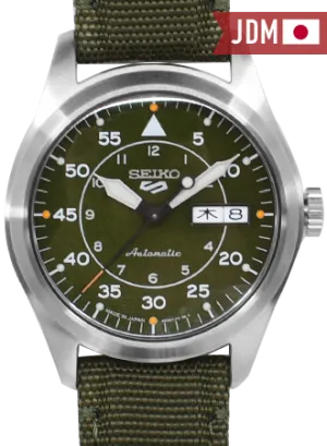 Seiko 5 Sports Street Style Flieger Khaki Green Ref. SBSA141