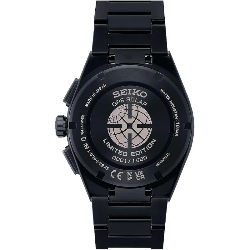 Seiko Astron GPS Solar 5X Dual Time Chronograph Yozakura C Cherry Blossom by night C Limited Edition
