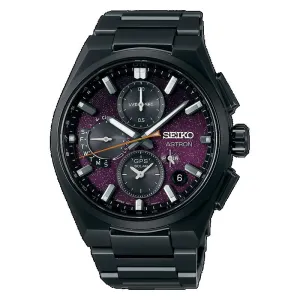 Seiko Astron GPS Solar 5X Dual Time Chronograph Yozakura C Cherry Blossom by night C Limited Edition