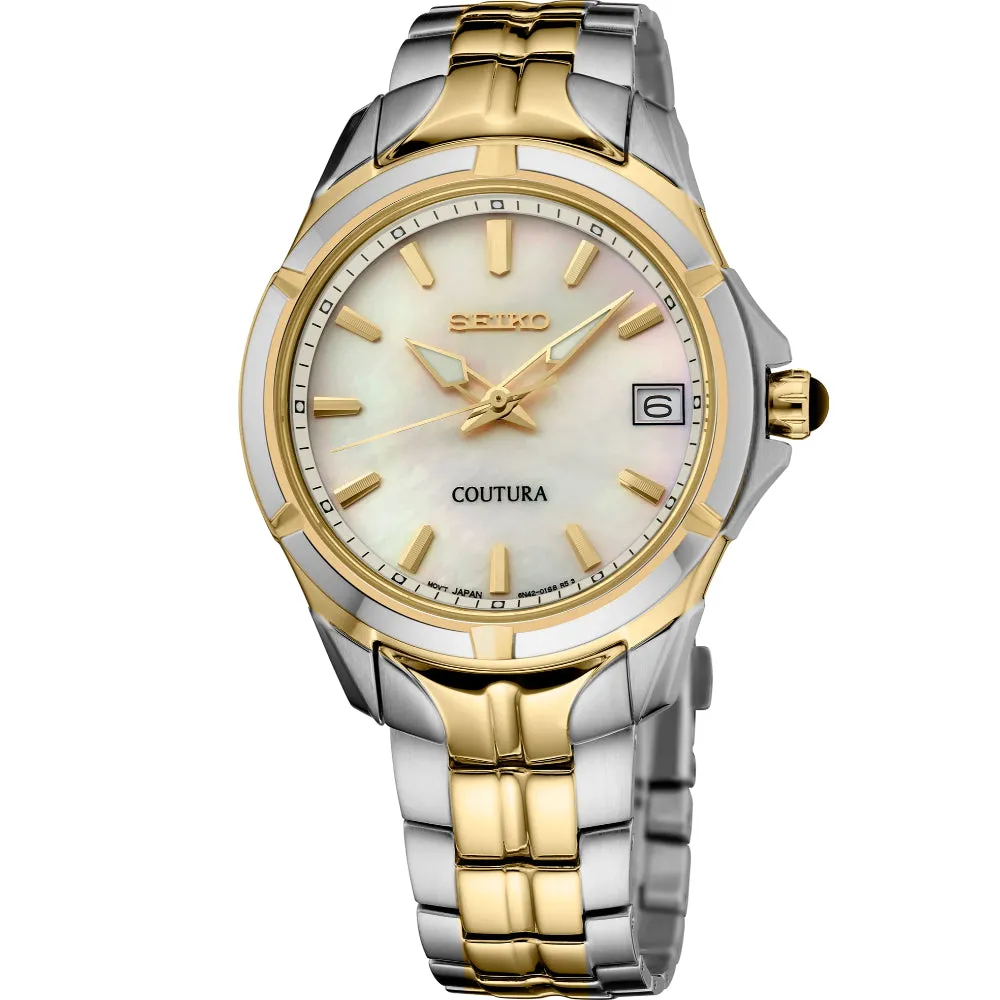 Seiko Coutura 34mm Two-Tone Quartz Watch