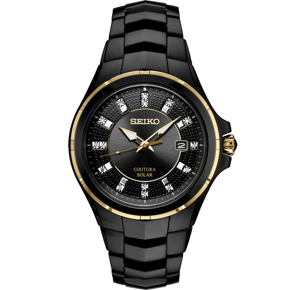 Seiko Coutura Diamond Collection Solar Powered Quartz Watch, SNE506
