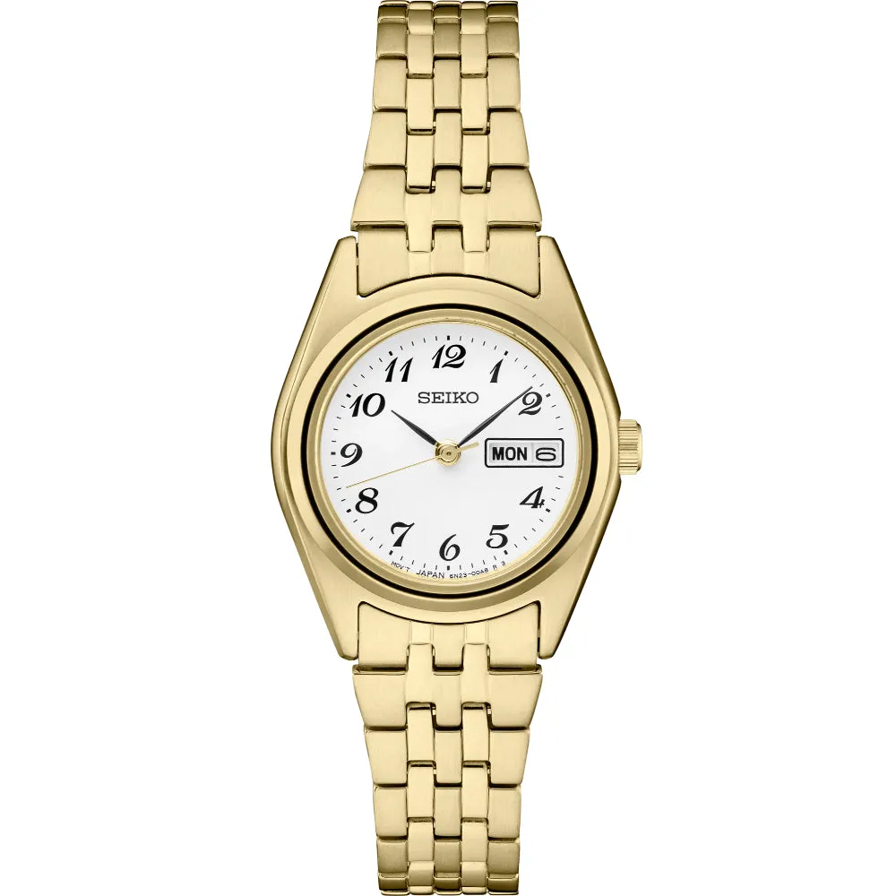 Seiko Essentials 25.5mm Gold Tone Quartz Watch