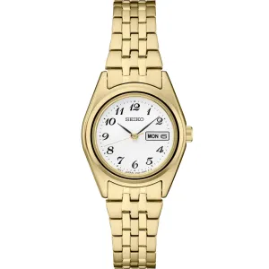 Seiko Essentials 25.5mm Gold Tone Quartz Watch