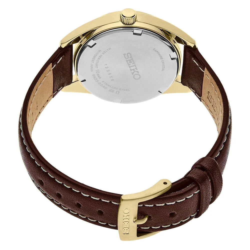 Seiko Essentials 29mm Quartz, Champagne Dial Rose Tone