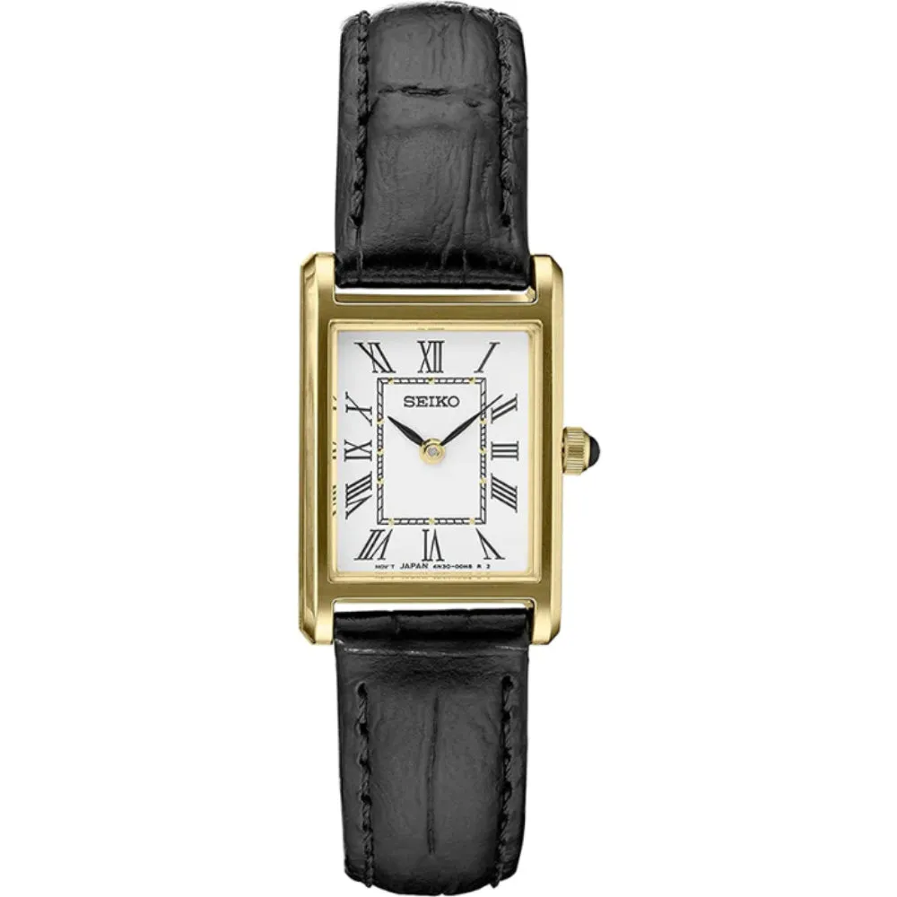 Seiko Essentials Collection Rectangular Quartz Watch