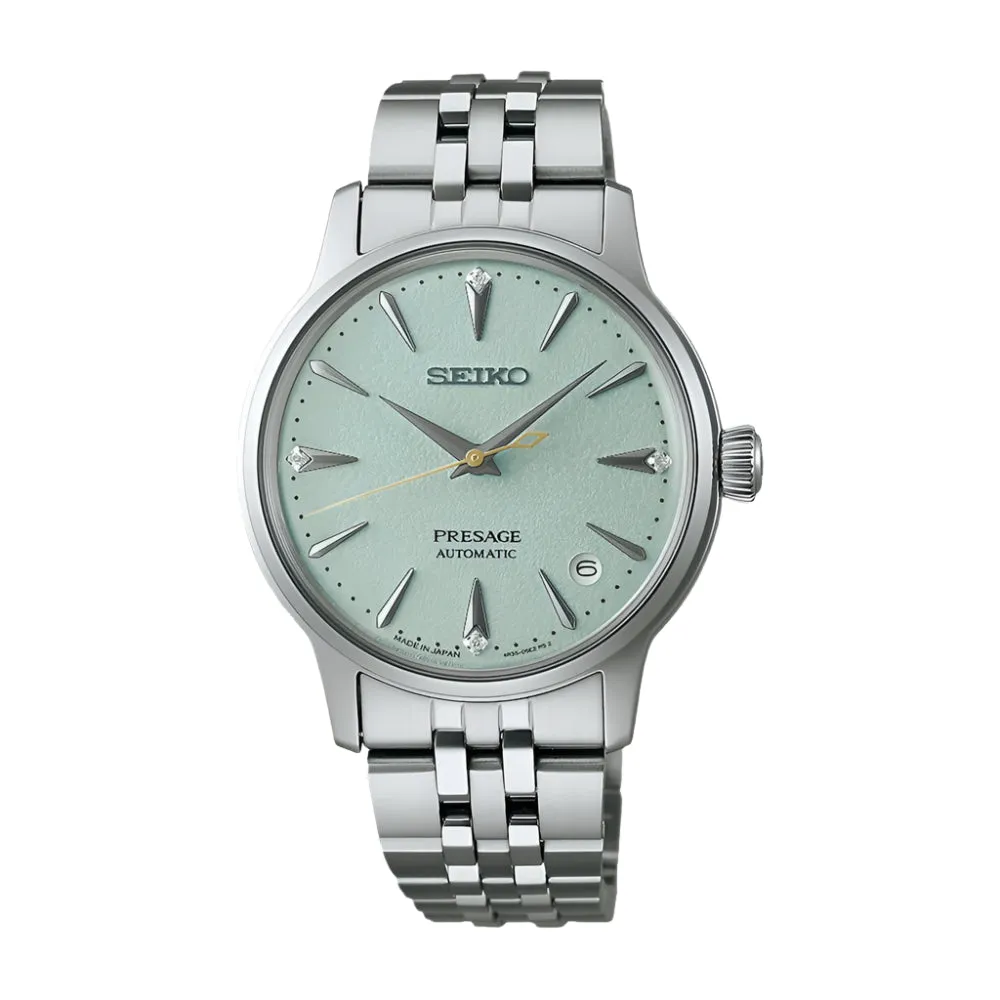 Seiko Presage ??Frozen Mojito?? Diamond Cocktail Time Ladies Watch SRPL63J1