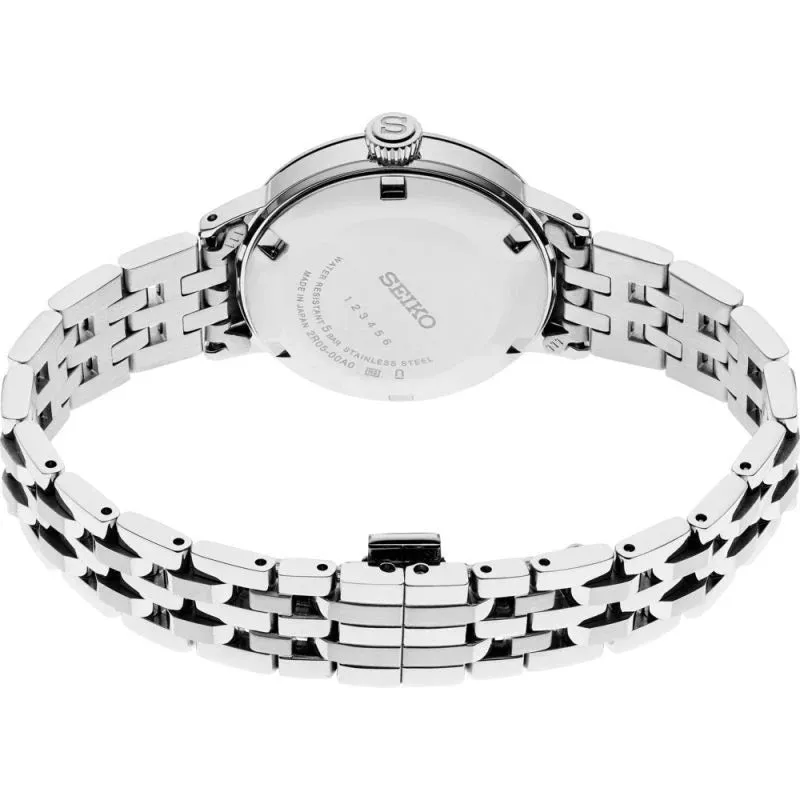 Seiko Presage ??Frozen Skydiving?? Diamond Cocktail Time Ladies Watch SRPL61J1