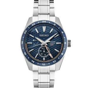 Seiko Presage GMT Chronograph Blue Dial, SPB217