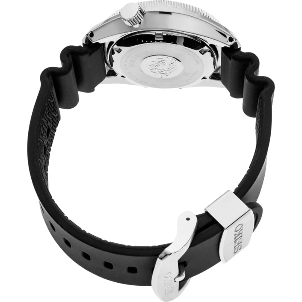 Seiko Prospex Collection Diver 44mm Black Stainless Steel and Rubber Automatic SPB079