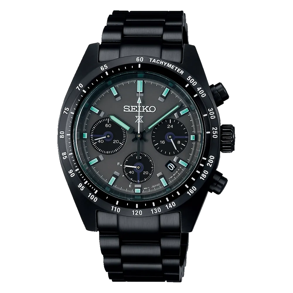 SEIKO SPEEDTIMER SOLAR BLACK SERIES - SSC917P1